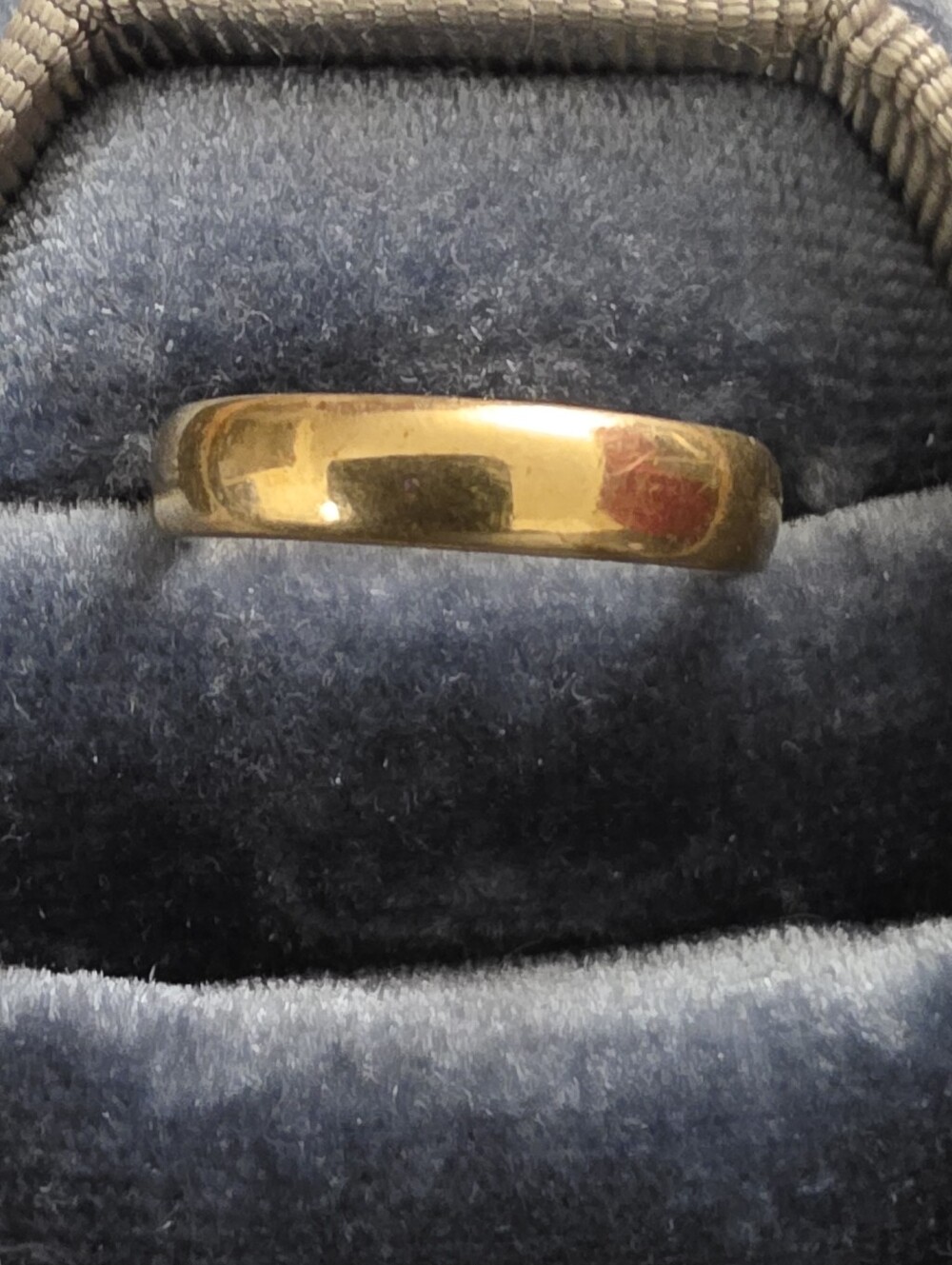 14k Benchmark Yellow Gold Band Ring (Vintage)